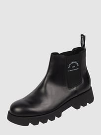 Chelsea Boots aus Leder von Karl Lagerfeld Grau / Schwarz - 23