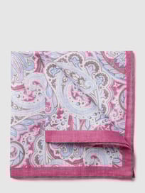 Einstecktuch mit Allover-Muster von Verugia Rosa - 8