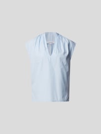 Bluse mit V-Ausschnitt von Frame Blau / Türkis - 27