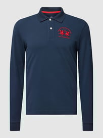 Poloshirt mit Logo-Stitching von La Martina Blau / Türkis - 29