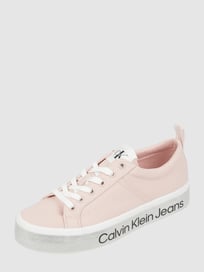 Plateausneakers van textiel  van Calvin Klein Jeans Roze - 46