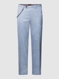 Stoffen broek met persplooien, model 'Bravo' van Cinque Blauw / turquoise - 34