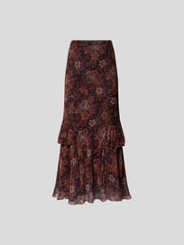 Midirock mit floralem Muster von Polo Ralph Lauren Rosa - 31