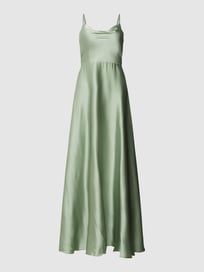 Abendkleid mit Wasserfall-Ausschnitt von Laona Grün - 2