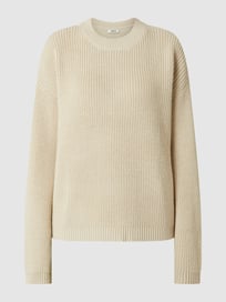 Oversized pullover van wolmix  van Minimum Wit - 48
