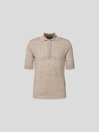Poloshirt aus Leinen von Lardini Weiß - 44
