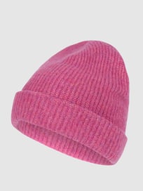 Beanie met lama  van Seeberger Roze - 17