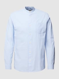 Vrijetijdsoverhemd met maokraag van Esprit Blauw / turquoise - 40