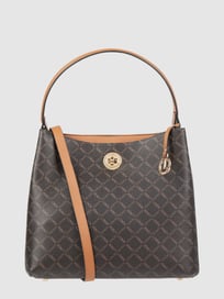 Hobo Bag mit Logo-Muster Modell 'Filiberta' von L.Credi Braun - 27
