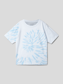 T-Shirt mit Label-Print von Marc O'Polo Blau / Türkis - 6
