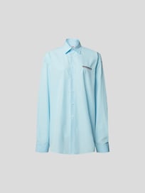 Unisex Hemd mit Brand-Detail von VETEMENTS Blau / Türkis - 9