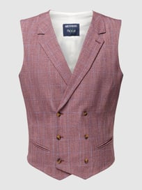 Weste mit Karomuster von MCNEAL Rot - 3