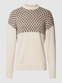 Gebreide pullover met motief, model 'JAQUARD' van Esprit Wit - 29