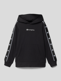 Hoodie mit Logo-Print von CHAMPION Grau / Schwarz - 9