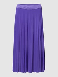 Midirok met labelapplicatie van Rich & Royal Paars - 3