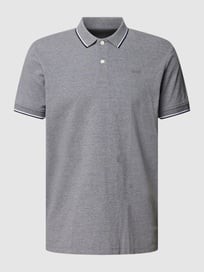Poloshirt met contraststrepen van Esprit Blauw / turquoise - 14