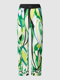 Hose mit Allover-Muster Modell 'Raannie' von Cambio Grün - 20