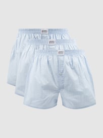 Boxershorts aus Baumwolle im 3er-Pack  von Jockey Blau / Türkis - 25