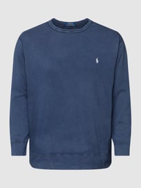 PLUS SIZE Sweatshirt mit Label-Stitching von Polo Ralph Lauren Big & Tall Blau / Türkis - 47