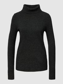 Strickpullover mit Rollkragen von Christian Berg Woman Grau / Schwarz - 30
