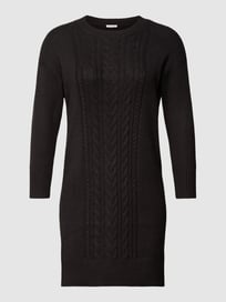PLUS SIZE gebreide jurk met structuurmotief van Tom Tailor Plus Grijs / zwart - 11