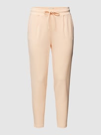 Joggingbroek met elastische band, model 'KATE' van ICHI Oranje - 3
