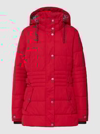 Gewatteerd jack met imitatiebont van G.I.G.A. DX Rood - 37