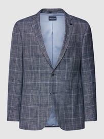 Colbert met ruitmotief van HECHTER PARIS Blauw / turquoise - 22