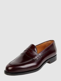 Penny-Loafer aus Leder  von Berwick Rot - 4