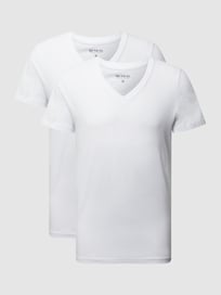 T-Shirt aus Baumwolle im 2er-Pack von MCNEAL Weiß - 14