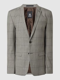 Extra Slim Fit 2-Knopf-Sakko aus Schurwollmischung Modell 'Cazar' von Strellson Weiß - 6