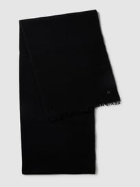 Schal mit ausgefransten Abschlüssen Modell 'Collection' von Marc Cain Grau / Schwarz - 31