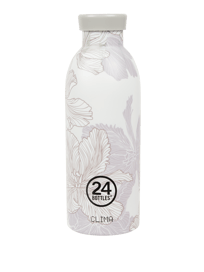 Thermosflasche aus Edelstahl mit Sieb  von 24bottles Grau / Schwarz - 12