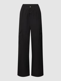 Cargohose mit Cargotaschen Modell 'DRE' von Pieces Grau / Schwarz - 2