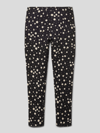 Leggings mit floralem Muster Modell 'eliop' von Mango Grau / Schwarz - 15