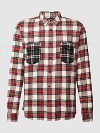 Regular Fit Freizeithemd mit Tartan-Karo Modell 'Chemise' von THE KOOPLES Rot - 21
