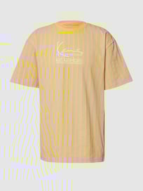 T-Shirt mit Streifenmuster von KARL KANI Weiß - 24