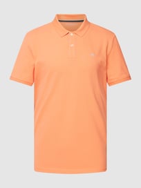 Poloshirt in effen design, model 'BASIC' van Tom Tailor Oranje - 5