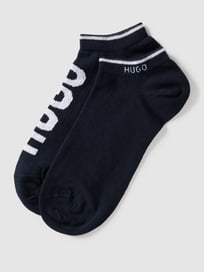 Sneakersokken met logodetails in een set van 2 paar, model 'Logo' van HUGO Blauw / turquoise - 21