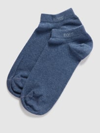 Sneakersokken met stretch in een set van 2 paar van BOSS Blauw / turquoise - 26