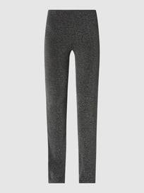 Comfortbroek met effectgaren, model 'Alli' - Neo Noir x P&C* - exclusief bij ons van Neo Noir Grijs / zwart - 5