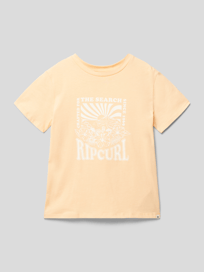 T-shirt met ronde hals, model TROPICAL SUNSET' van Rip Curl Oranje - 12