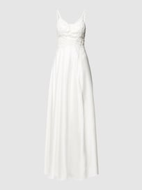 Brautkleid mit Details aus Spitze von Luxuar Weiß - 46