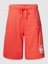 Sweatshorts mit Label-Print von MICHAEL Michael Kors Rot - 36