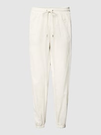 Sweatpants met labelstitching, model 'CIRCA' van Nike Wit - 24