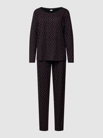 Pyjama met slaapmasker en haarband van s.Oliver RED LABEL Grijs / zwart - 14