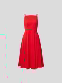 Midikleid mit Spaghettiträgern von Theory Rot - 25