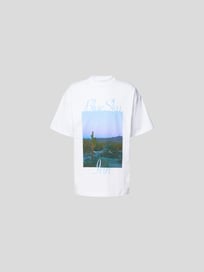 Oversized T-Shirt mit Motiv-Print von Blue Sky Inn Weiß - 18