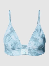 Bikinibovenstukje met all-over motief van Calvin Klein Underwear Blauw / turquoise - 7