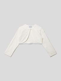 Bolero mit Knopfverschluss von Miolilou Weiß - 20